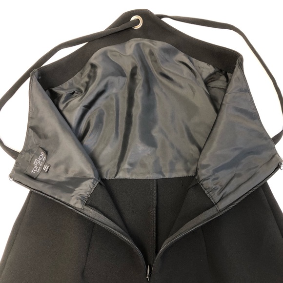 NWOT-TopShop | Petite Romper Black Sz 2 - Picture 4 of 7